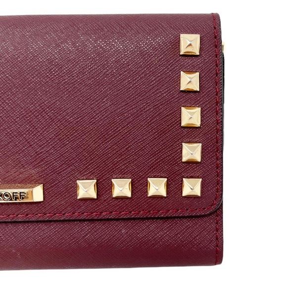 Rebecca Minkoff Leather Studded Wallet - Picture 3 of 13